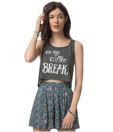 Aeropostale Womens Coffee Break Tank Top