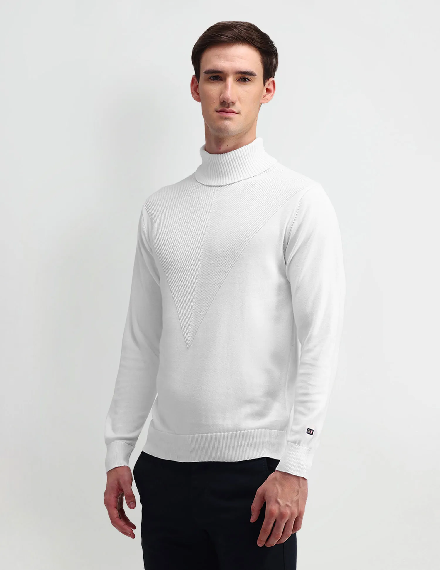 Arrow Sport Turtleneck Textured Sweater