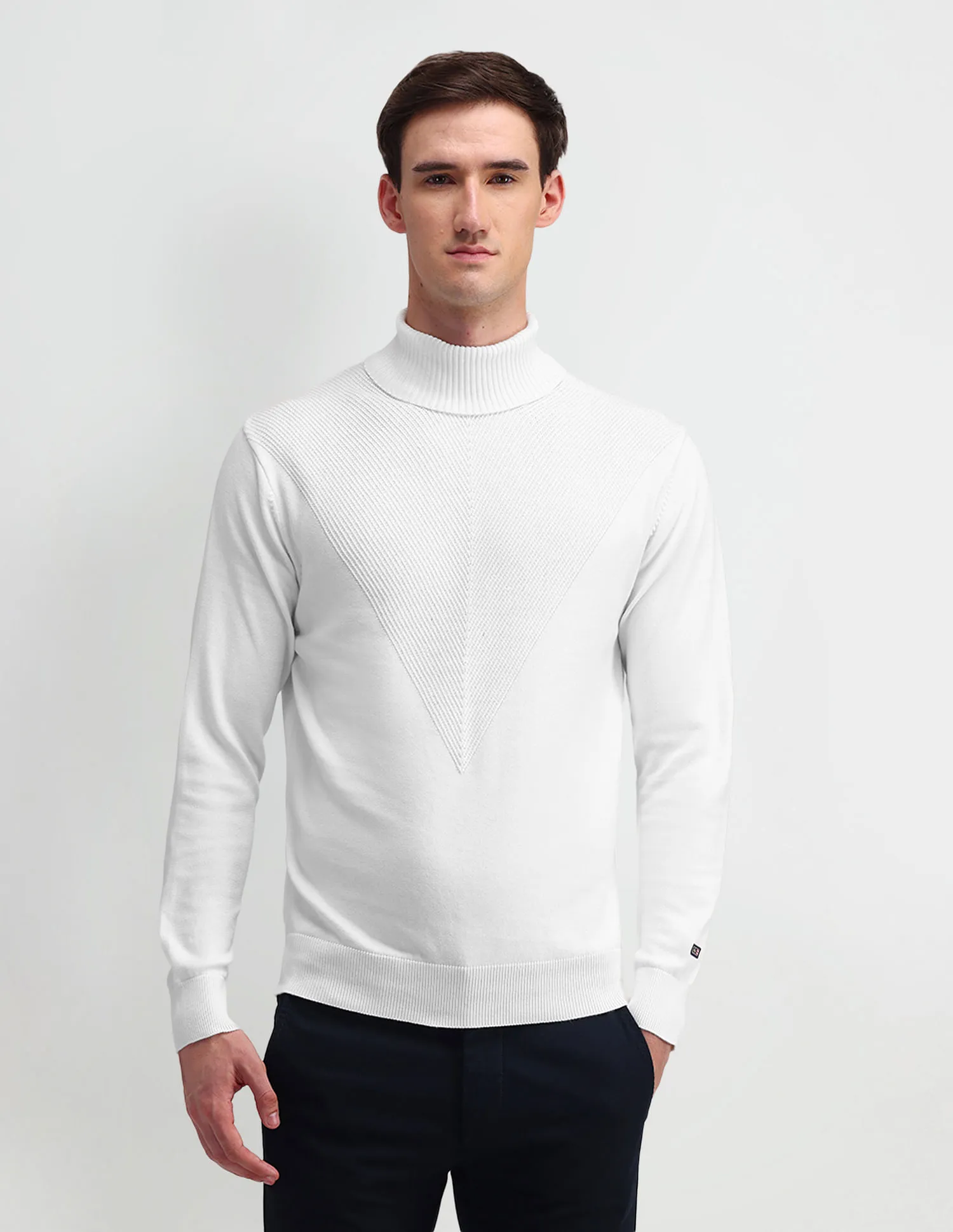 Arrow Sport Turtleneck Textured Sweater