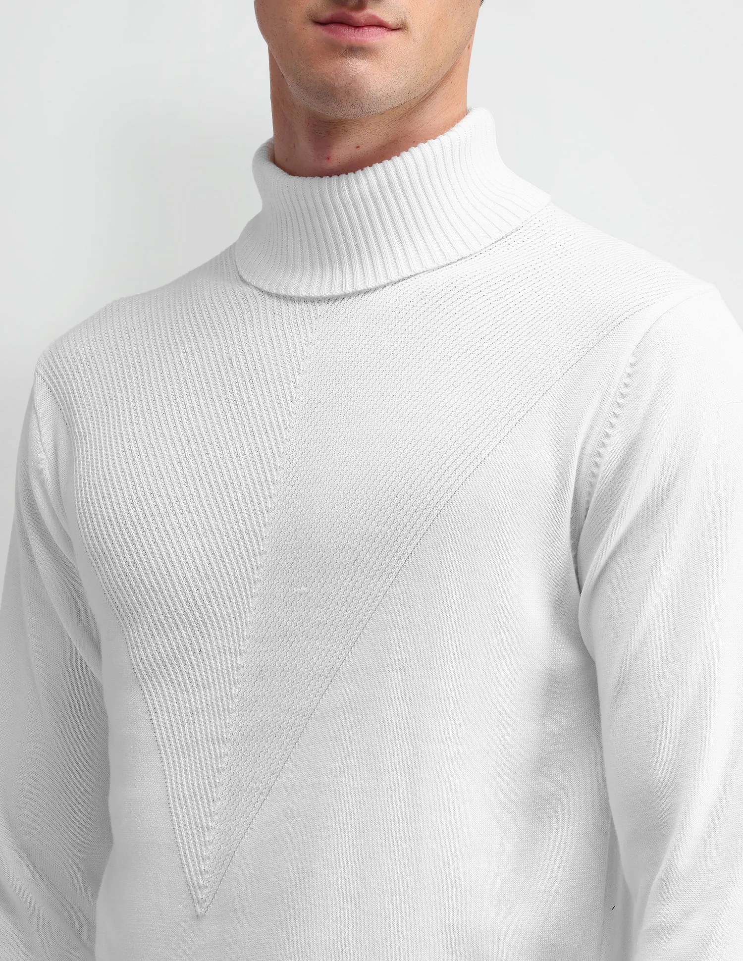 Arrow Sport Turtleneck Textured Sweater