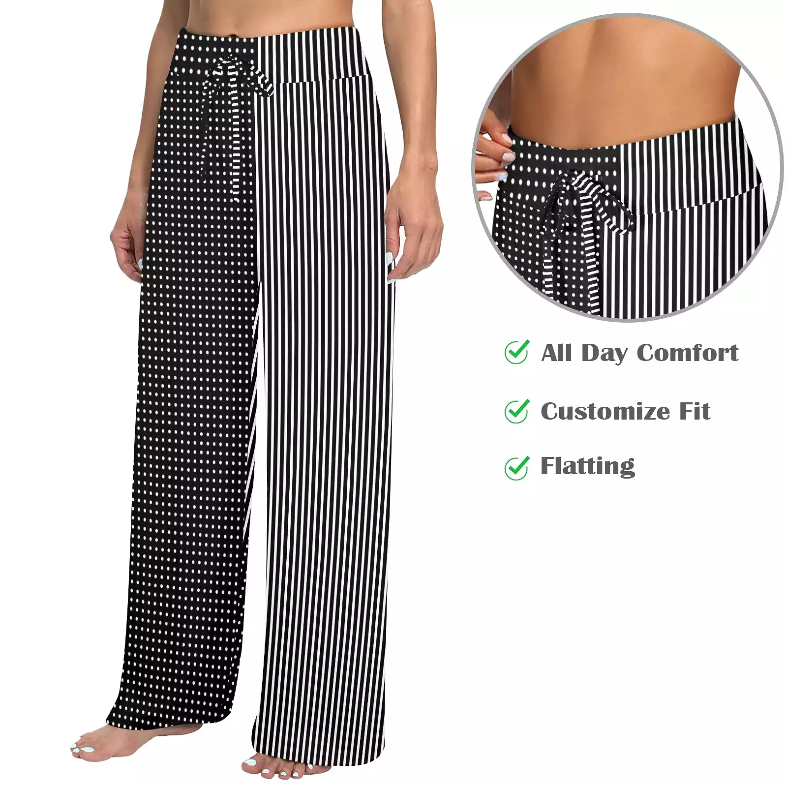 Asymmetry Action Women's Wide Leg Lounge Pants