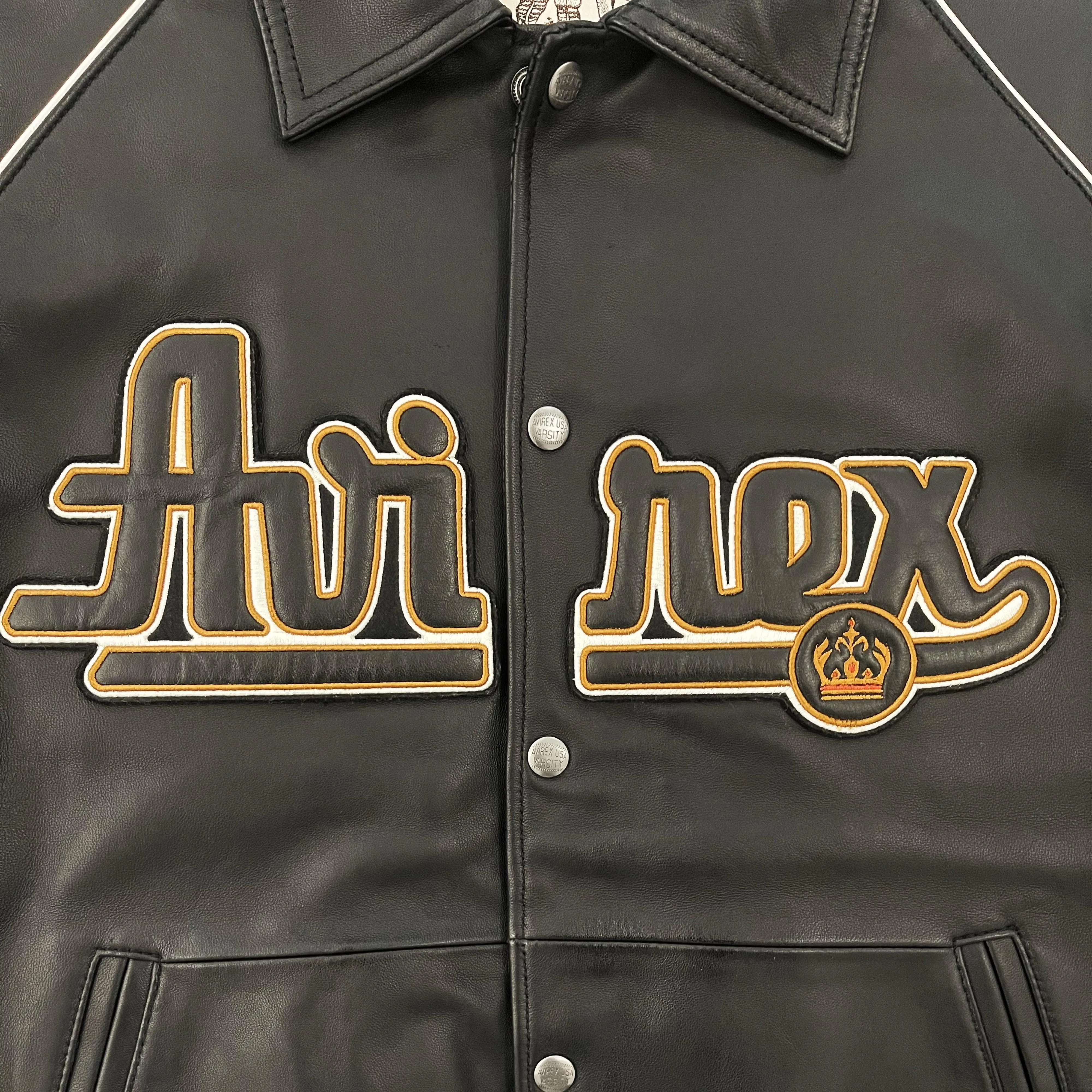 Avirex Leather Varsity Jacket