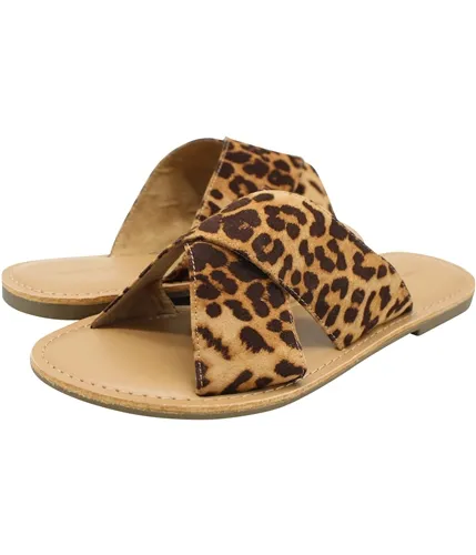 Banana Republic Womens Animal Print Sandals