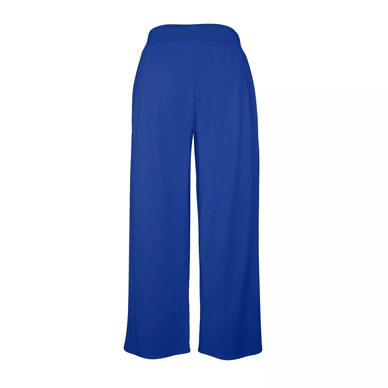 barbados blue Women's Wide Leg Lounge Pants (Model L77)