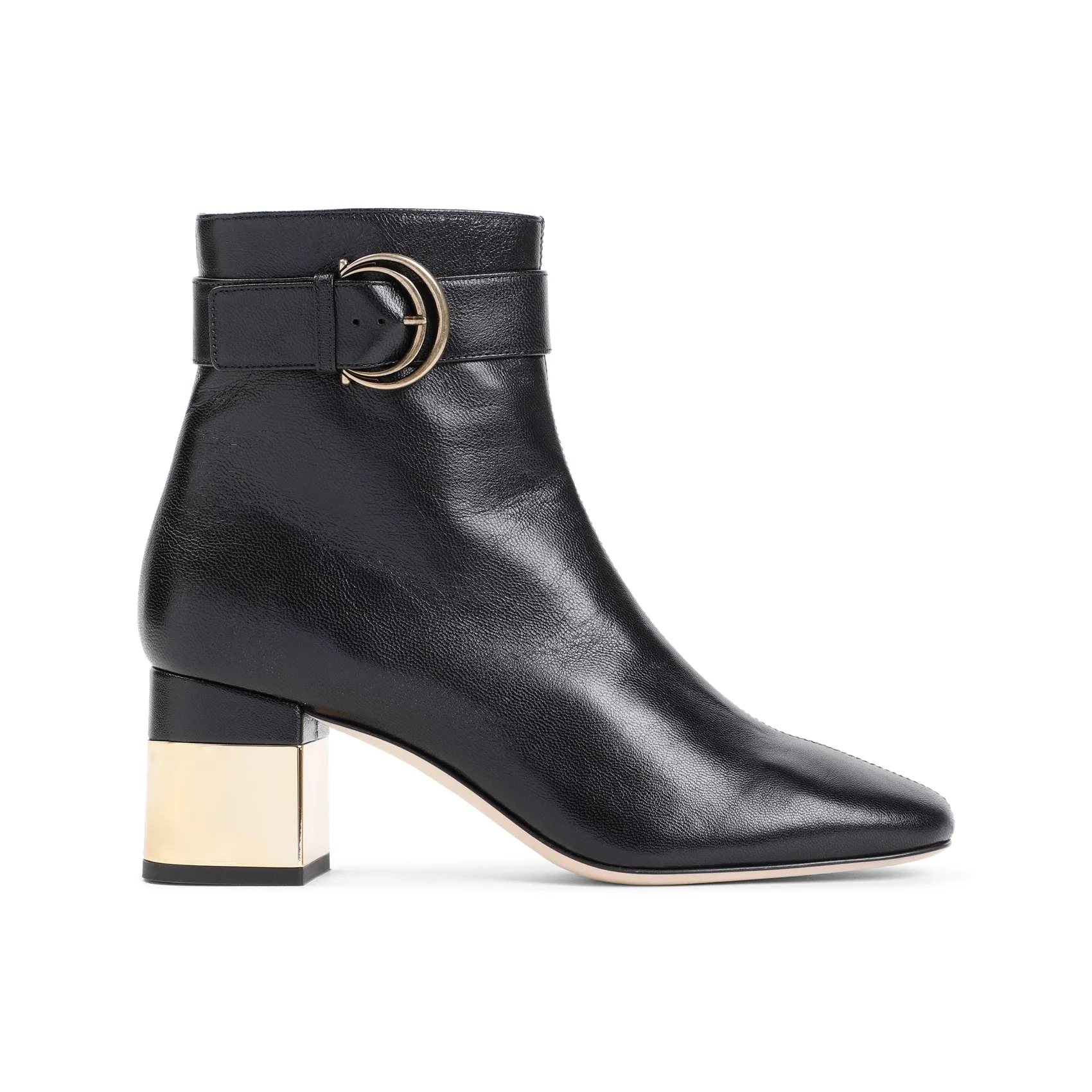 Black Nappa Leather Alize Boots