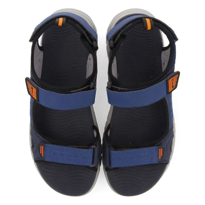 BLUE NAVY SANDALS WITH COLOR ACCENTS FOR MEN METKOVIC