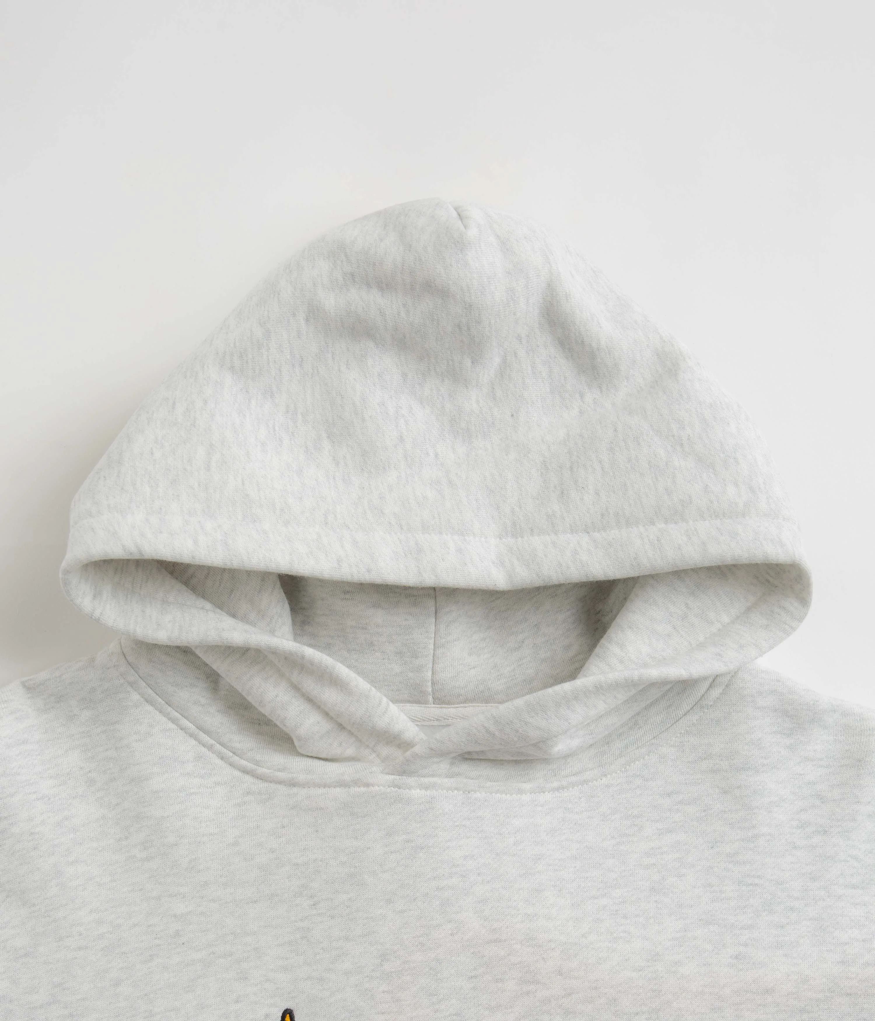 Butter Goods Caterpillar Embroidered Hoodie - Ash