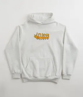 Butter Goods Caterpillar Embroidered Hoodie - Ash