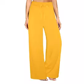 Butterfly Amber Women's Wide Leg Lounge Pants (Model L77)