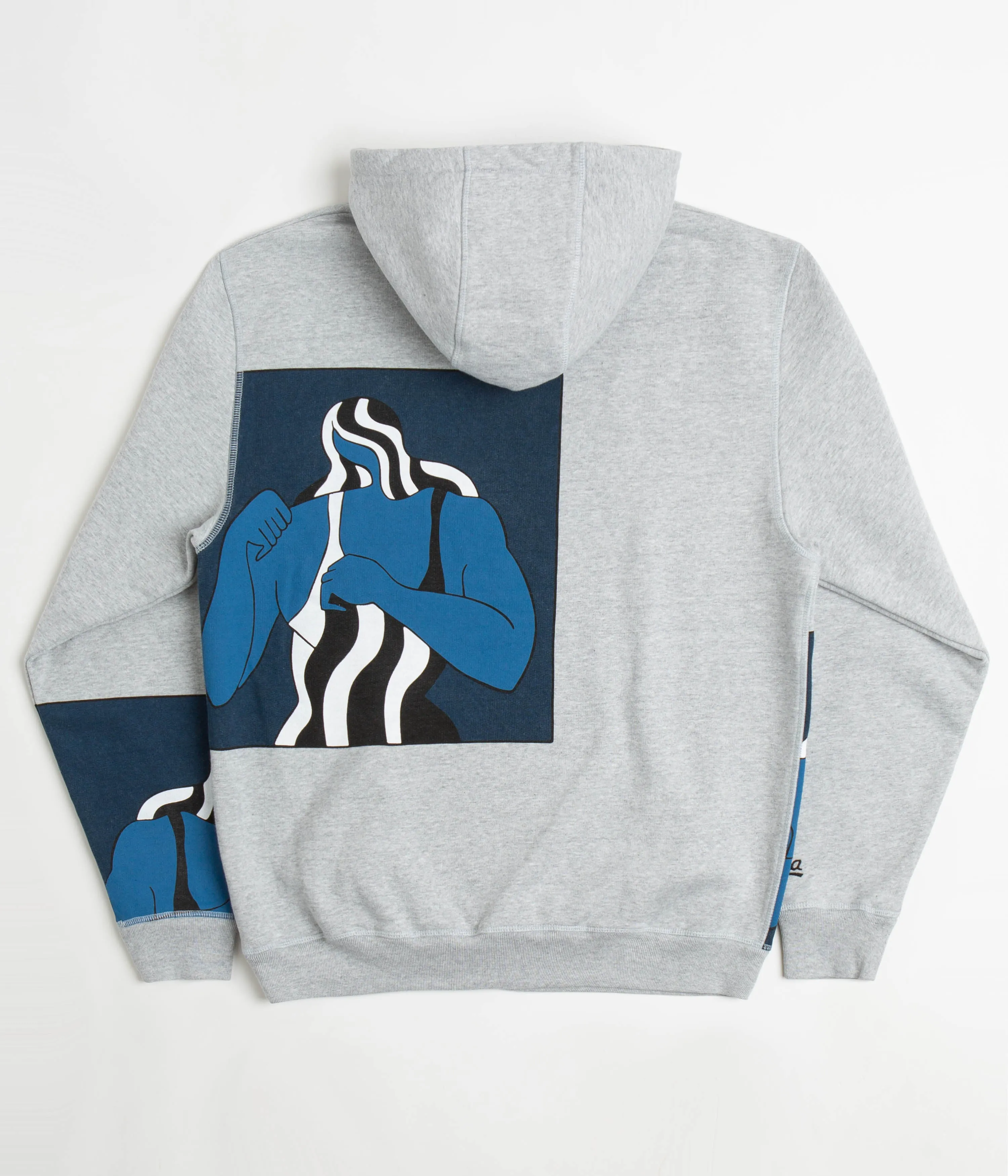 by Parra Self Defense Hoodie - Heather Grey