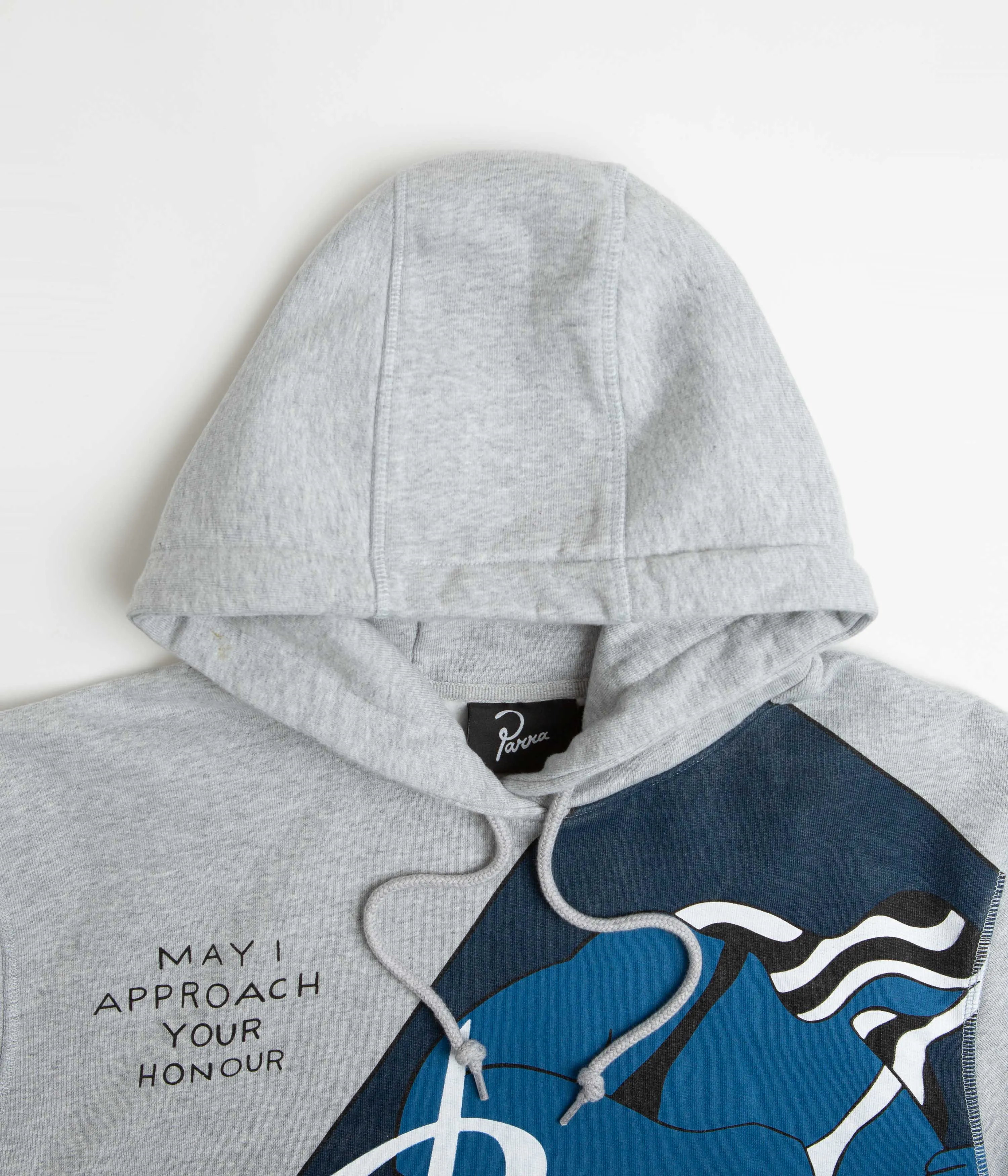 by Parra Self Defense Hoodie - Heather Grey