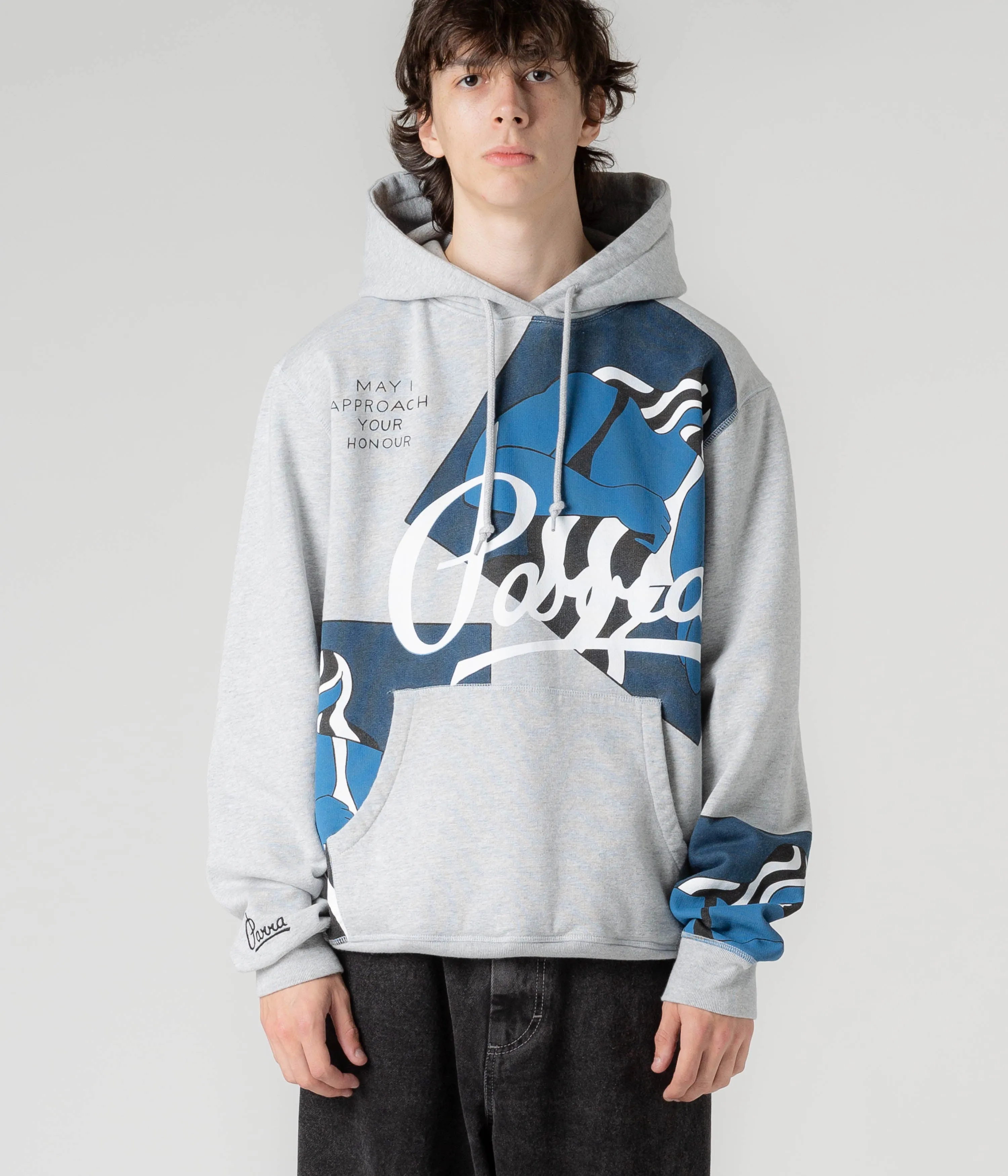 by Parra Self Defense Hoodie - Heather Grey