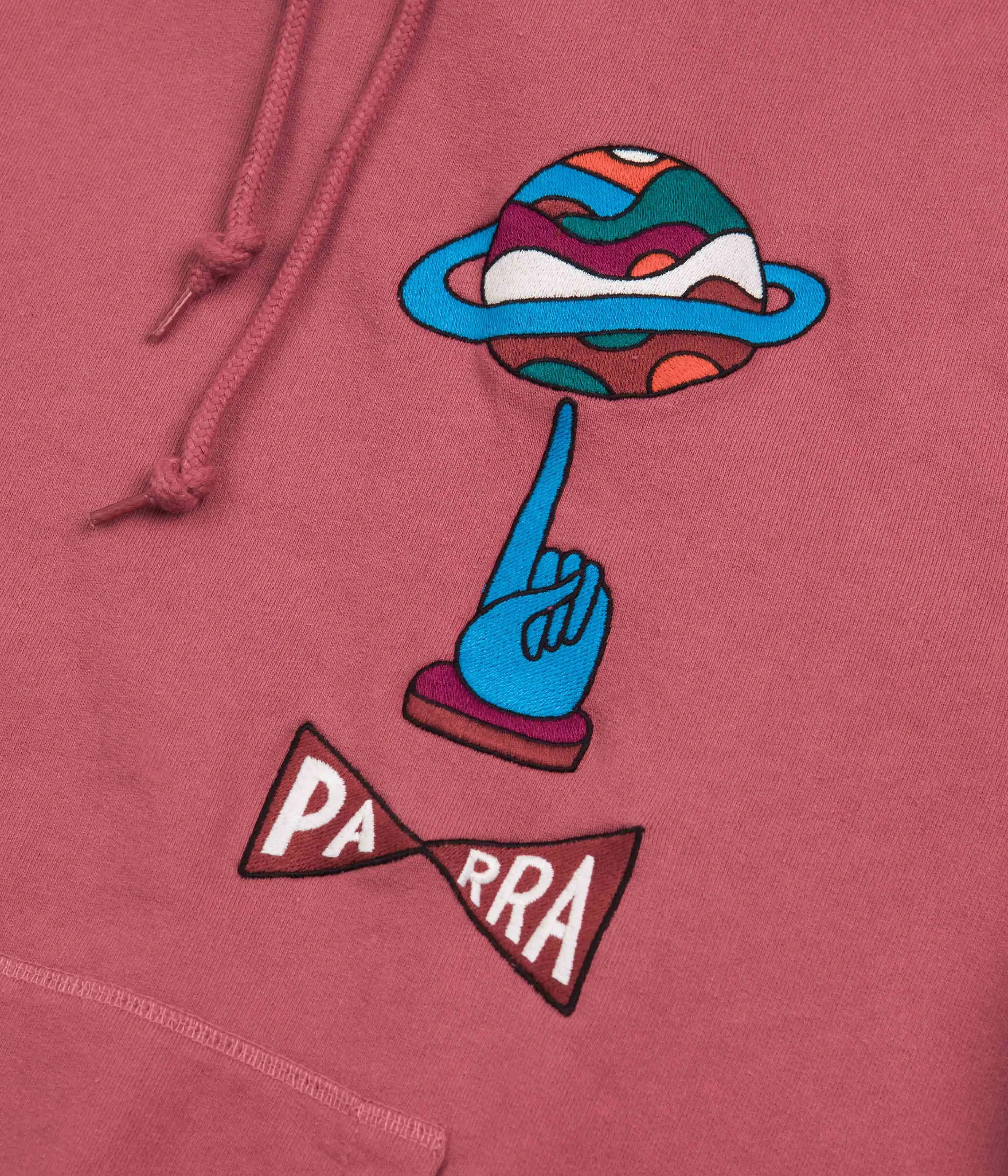 by Parra World Balance Hoodie - Coral