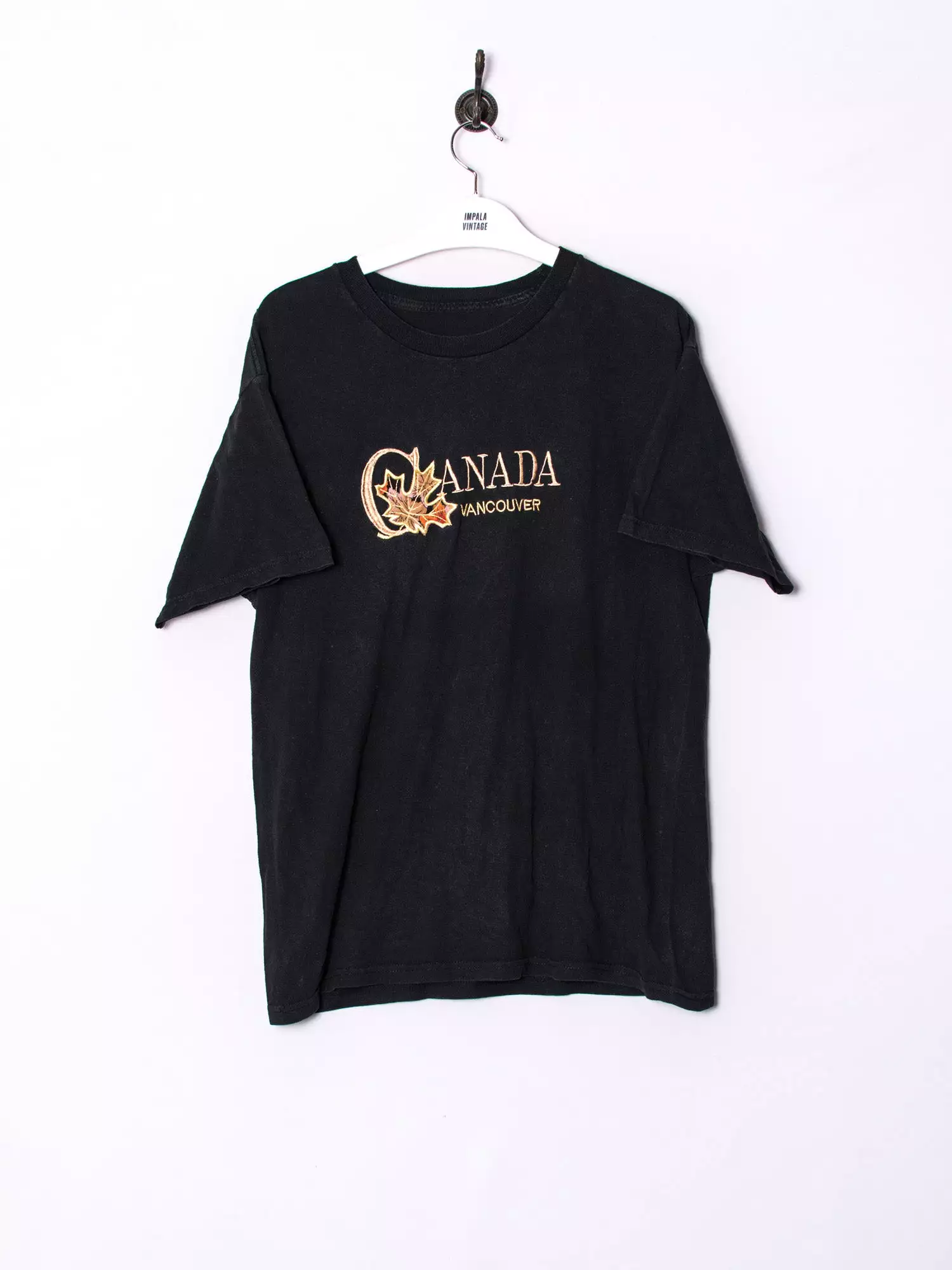 Canada Black Cotton Tee