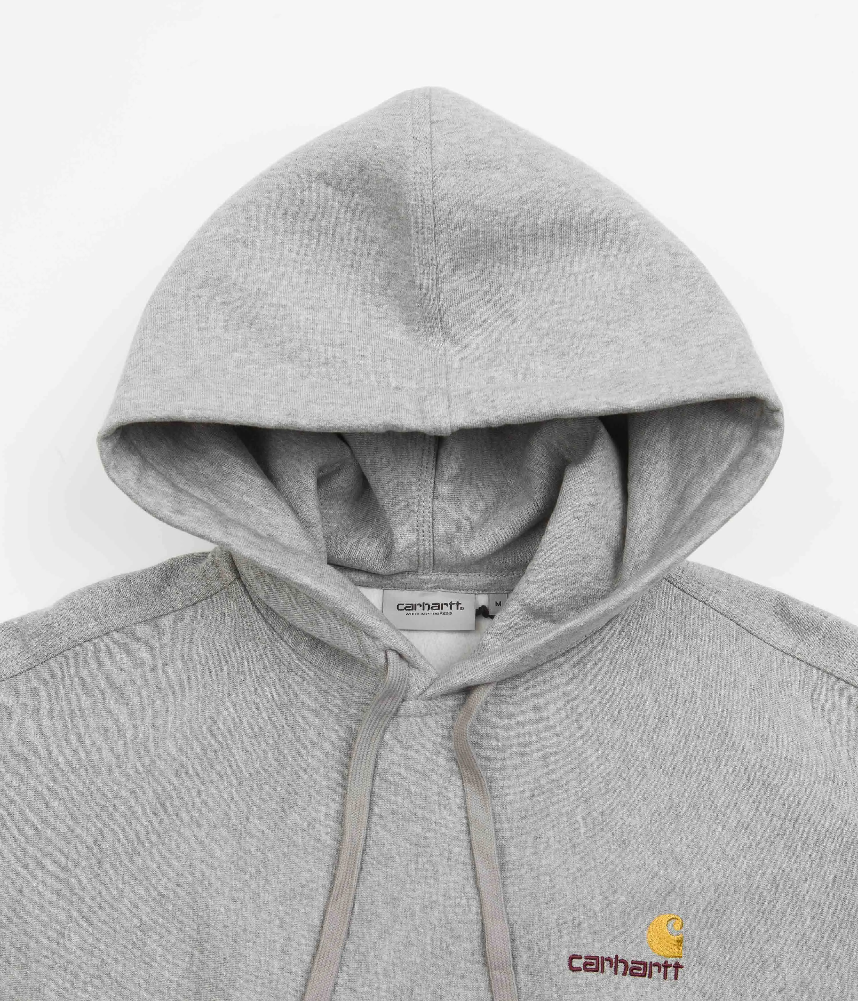 Carhartt American Script Hoodie - Grey Heather