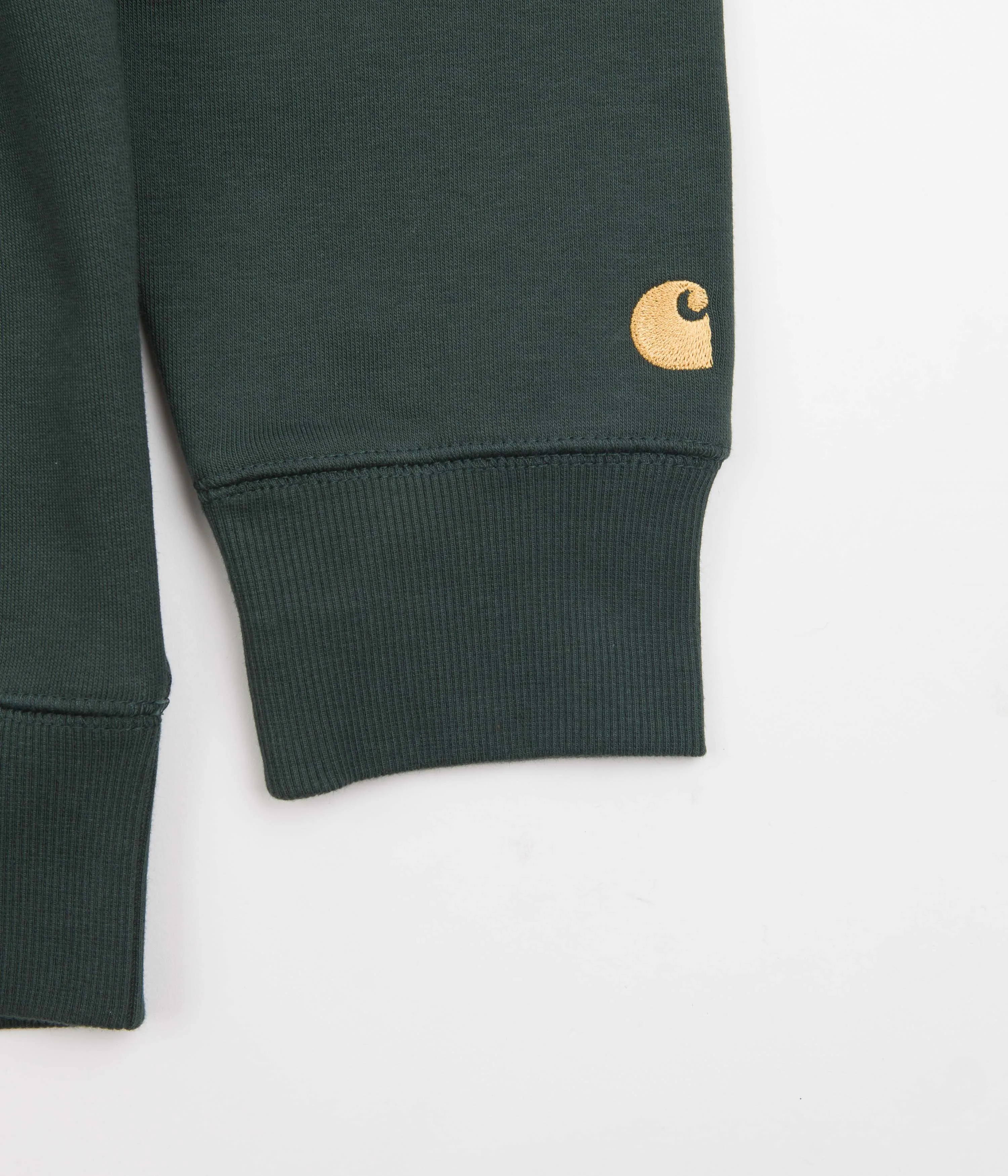 Carhartt Chase Hoodie - Juniper / Gold