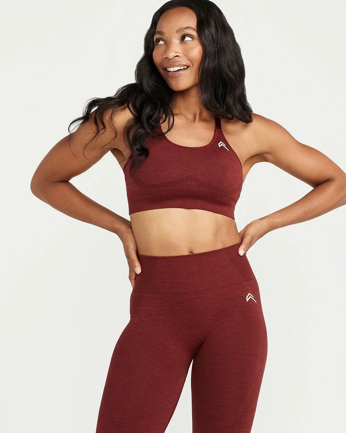 Classic Seamless Leggings | Rosewood Marl