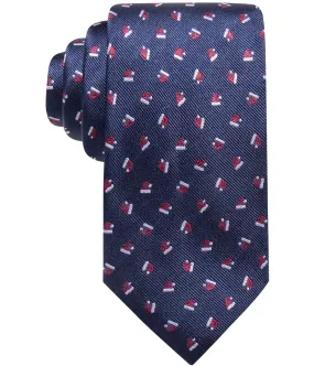 Club Room Mens Santa Hat Self-Tied Necktie