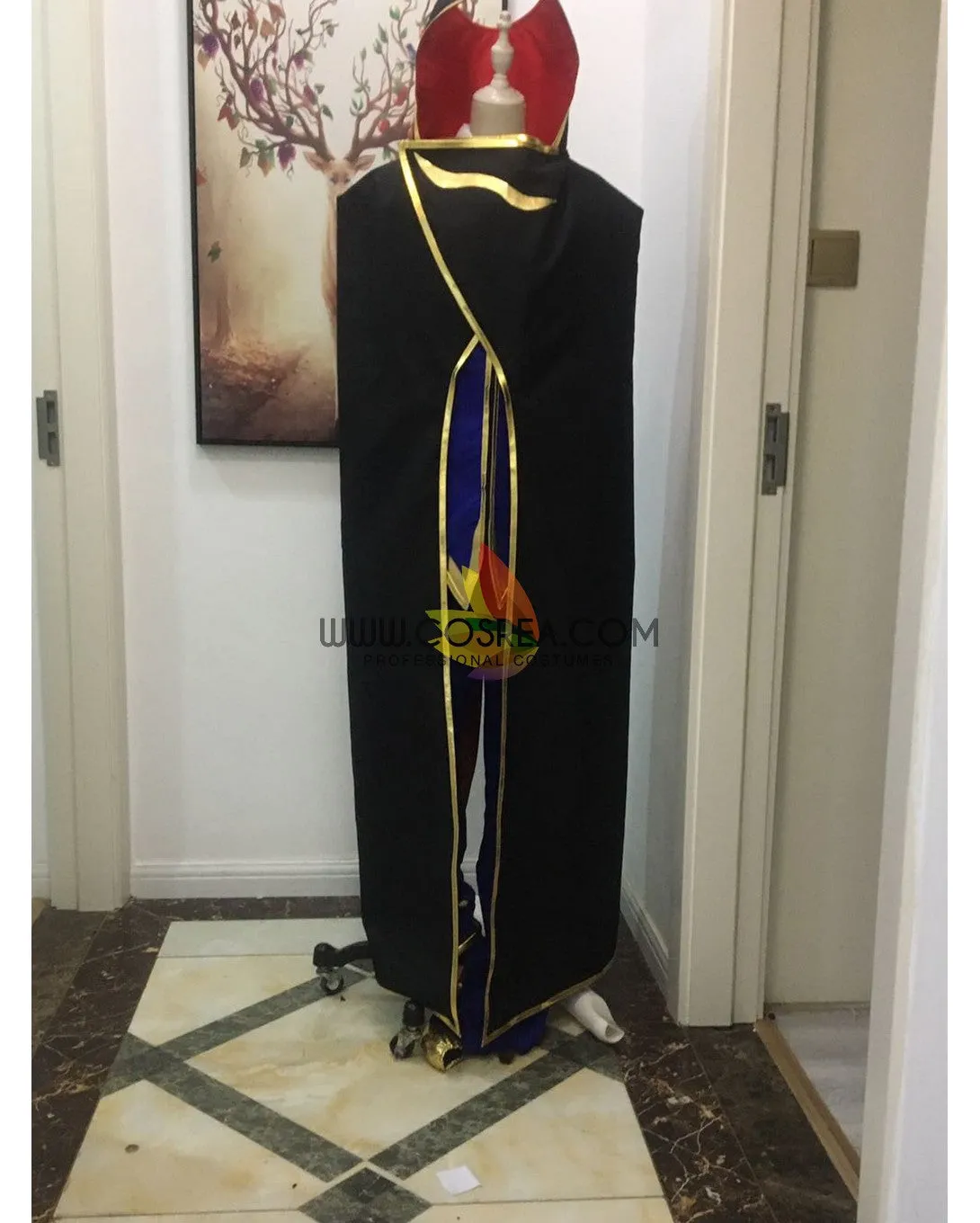 Code Geass R2 Zero Uniform Fabric Version Cosplay Costume