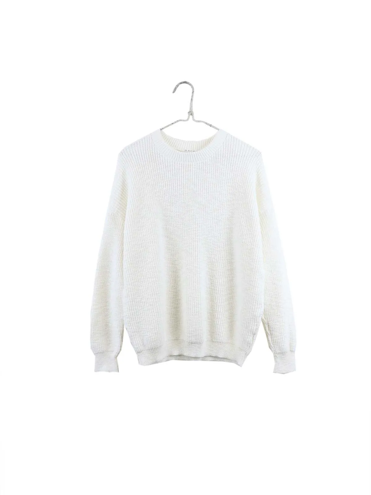 Crewneck Pull-On Sweater 