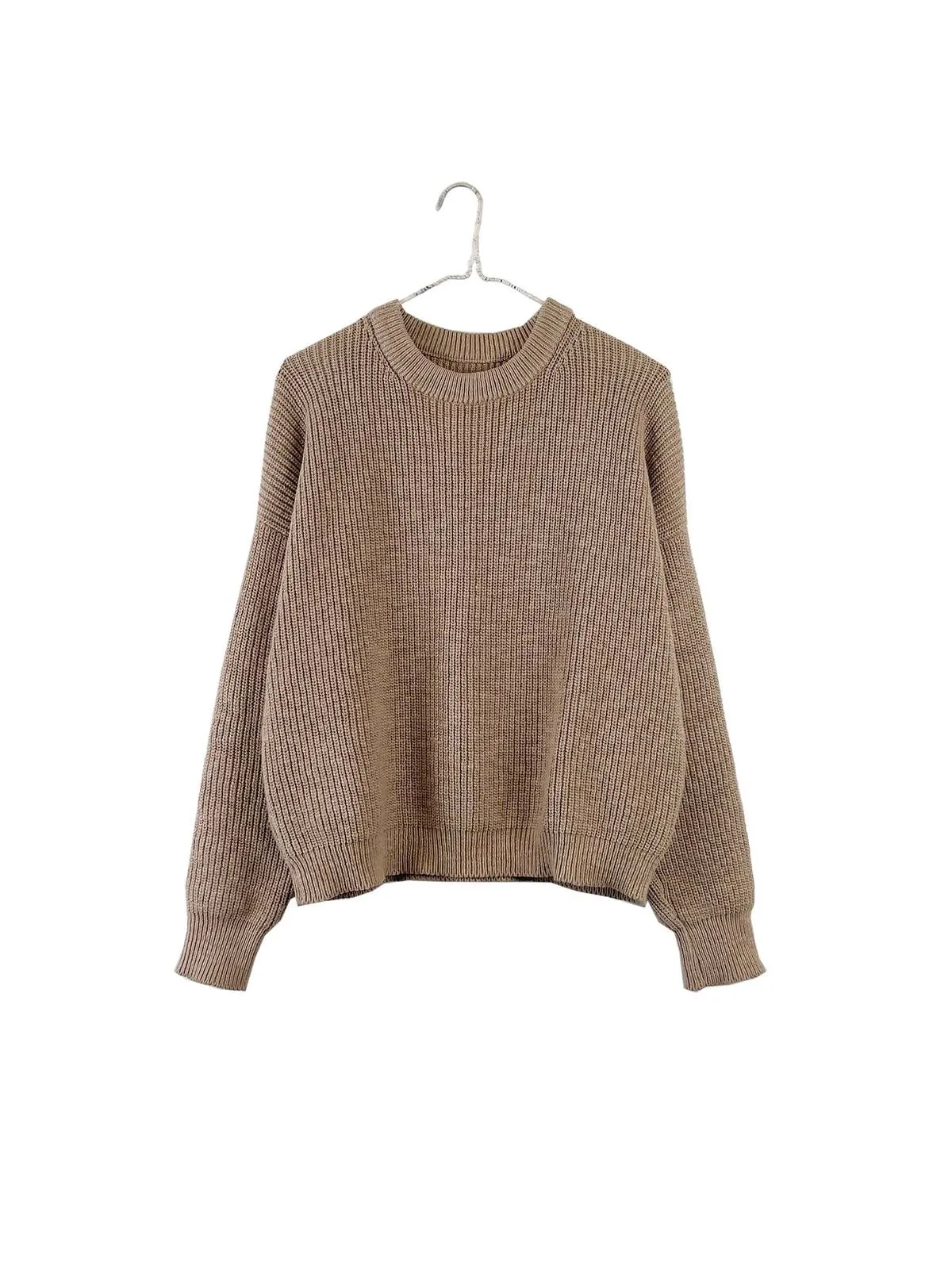 Crewneck Pull-On Sweater 