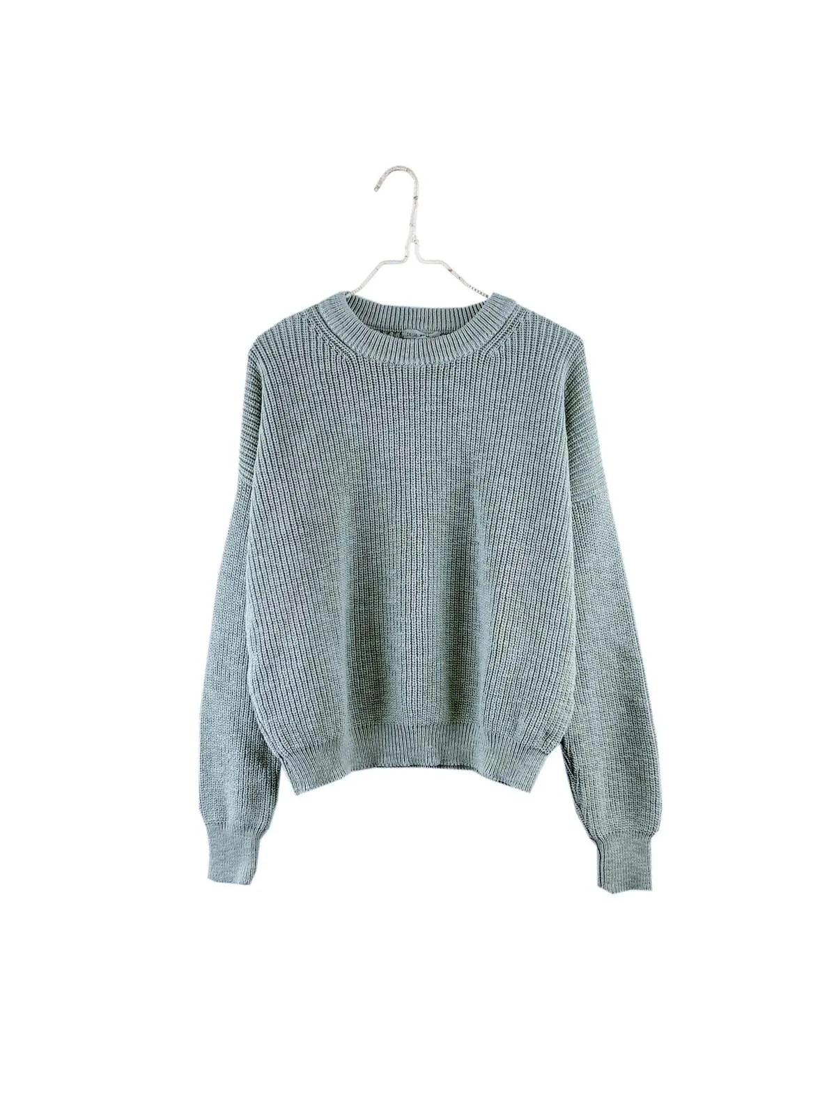 Crewneck Pull-On Sweater 