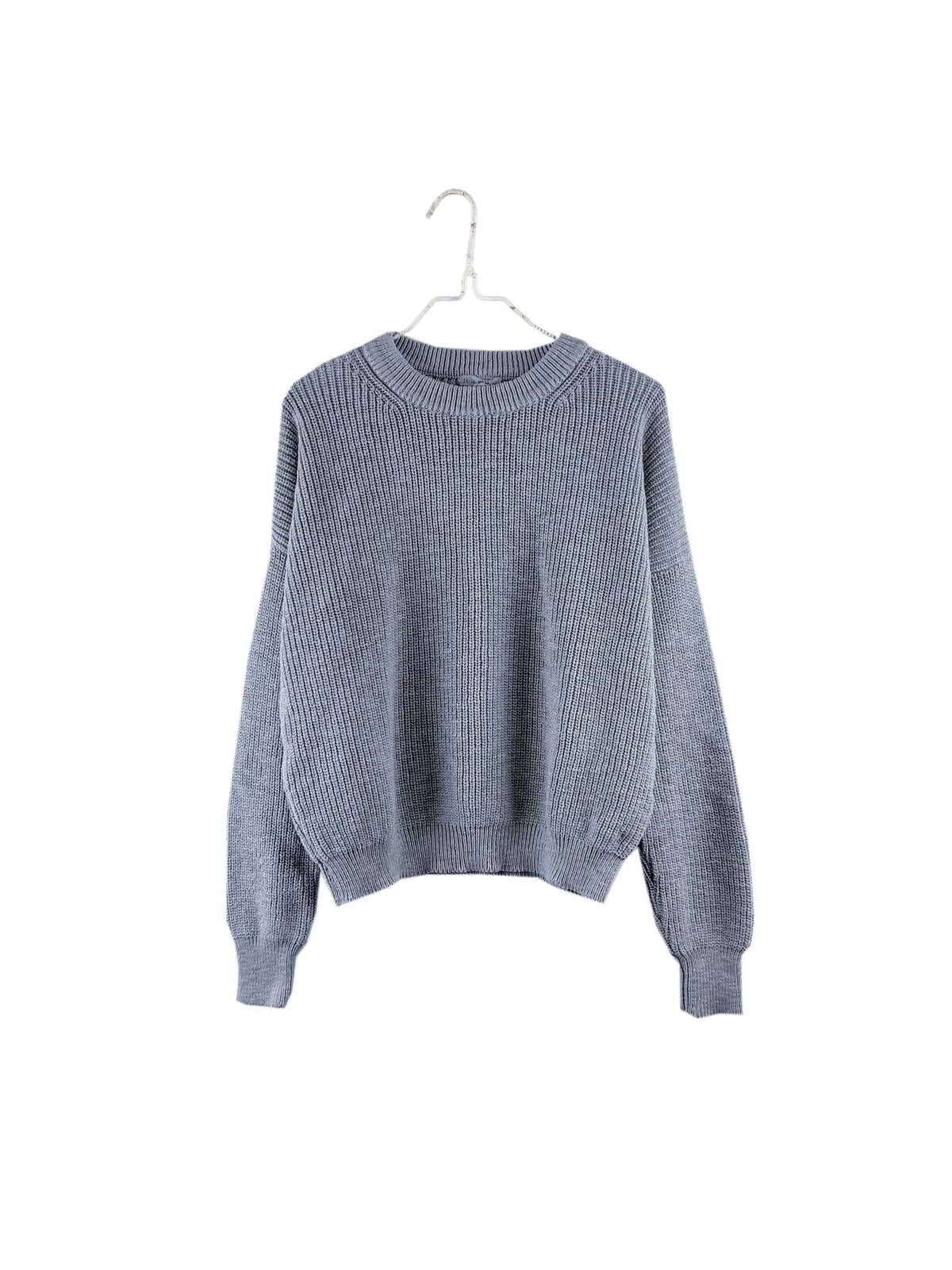 Crewneck Pull-On Sweater 