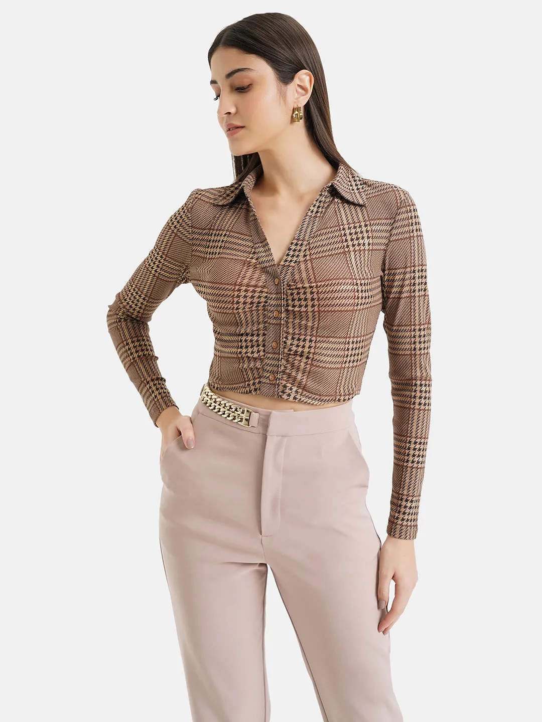 Cropped Ruched Top