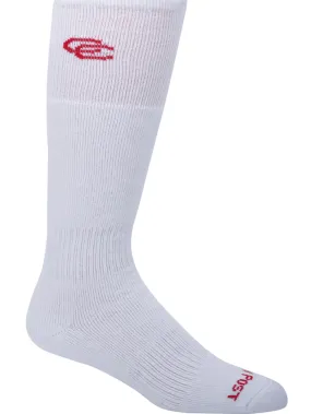 Dan Post DPCGC Womens Over The Calf Socks White