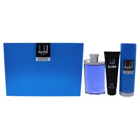 Desire Blue by Alfred Dunhill for Men - 3 Pc Gift Set