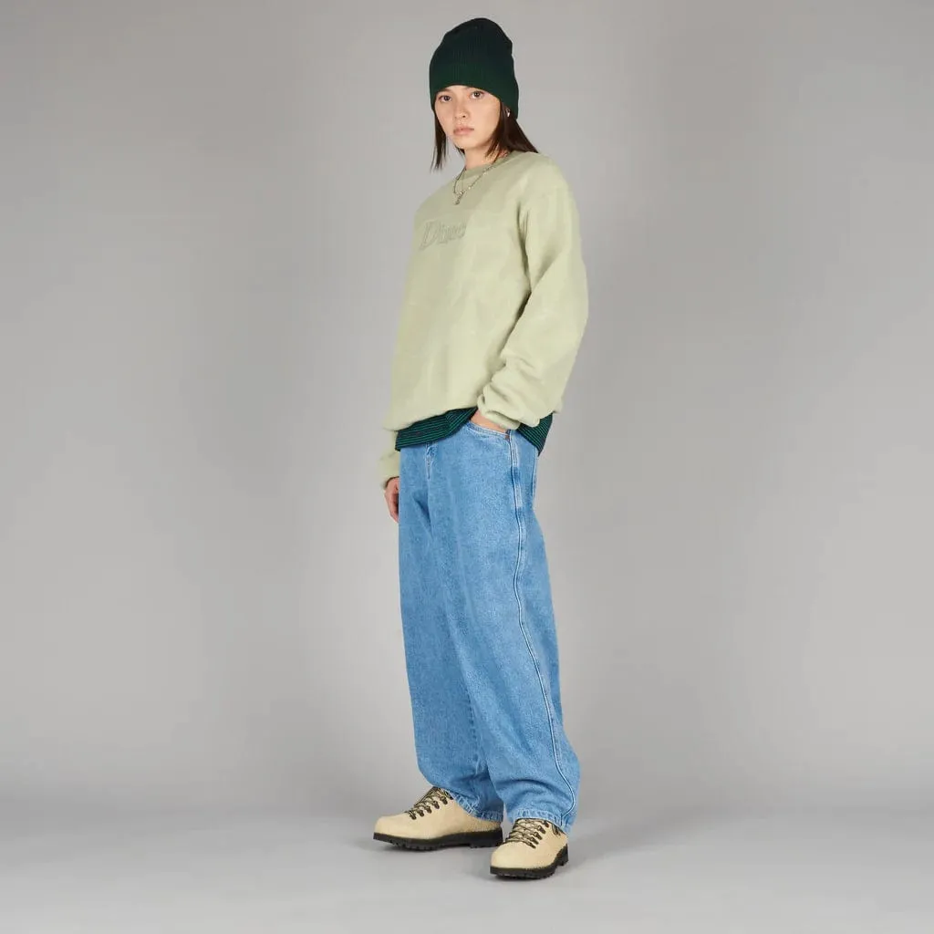 Dime MTL Classic Wave Polar Crewneck Sage