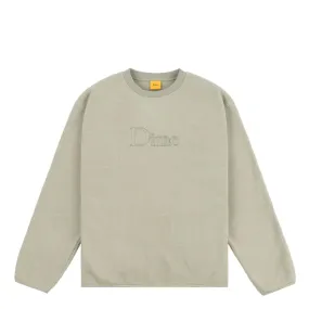 Dime MTL Classic Wave Polar Crewneck Sage