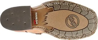 Double-H Men's 11 Domestic Wide Square Toe ICE Roper - Brown DH3560