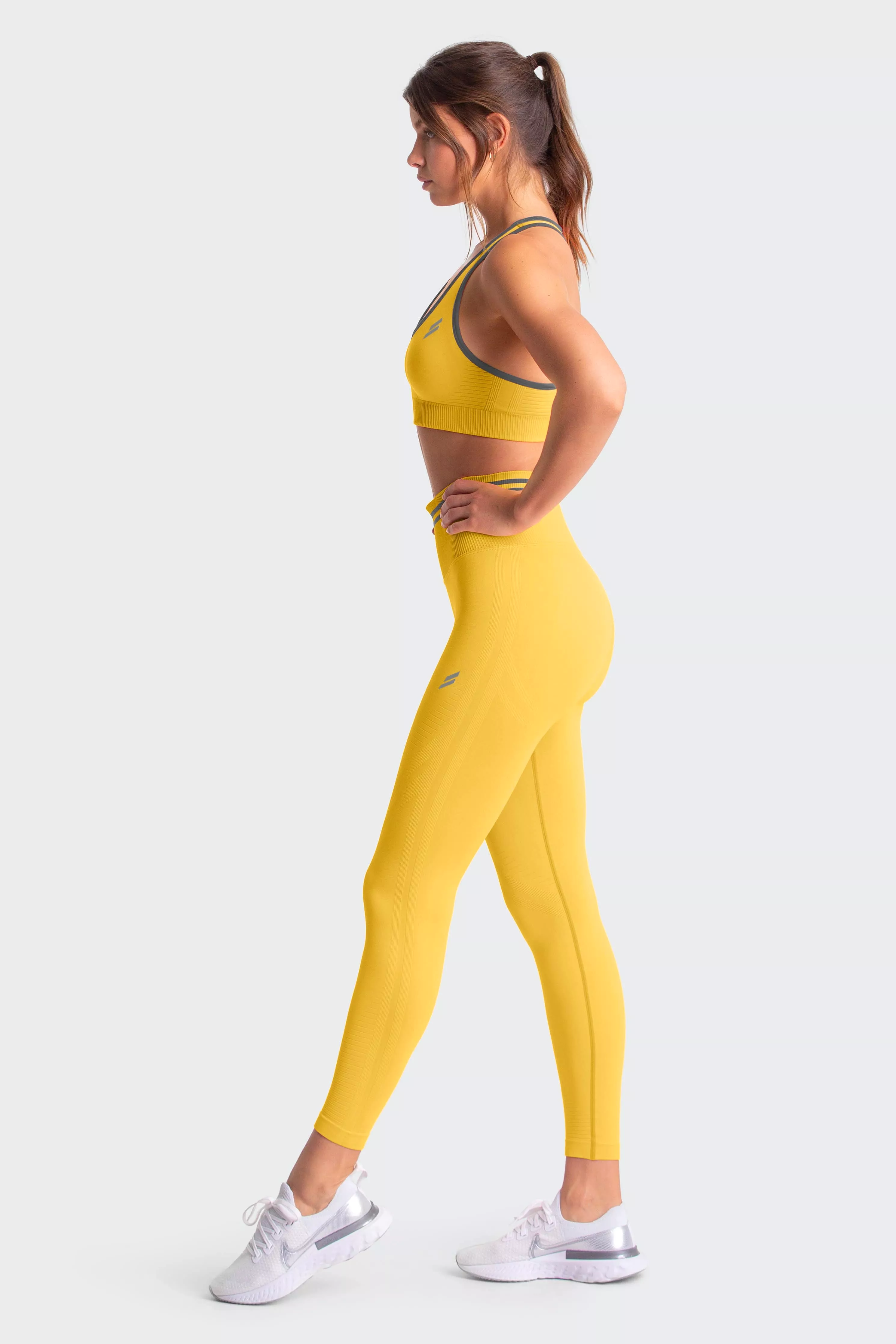 DYE Scrunch Seamless Leggings - Sunny Yellow