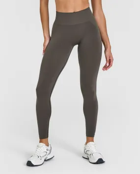 Effortless Seamless Leggings | Deep Taupe