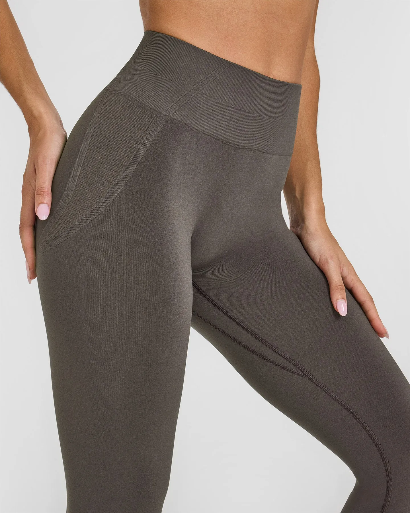 Effortless Seamless Leggings | Deep Taupe