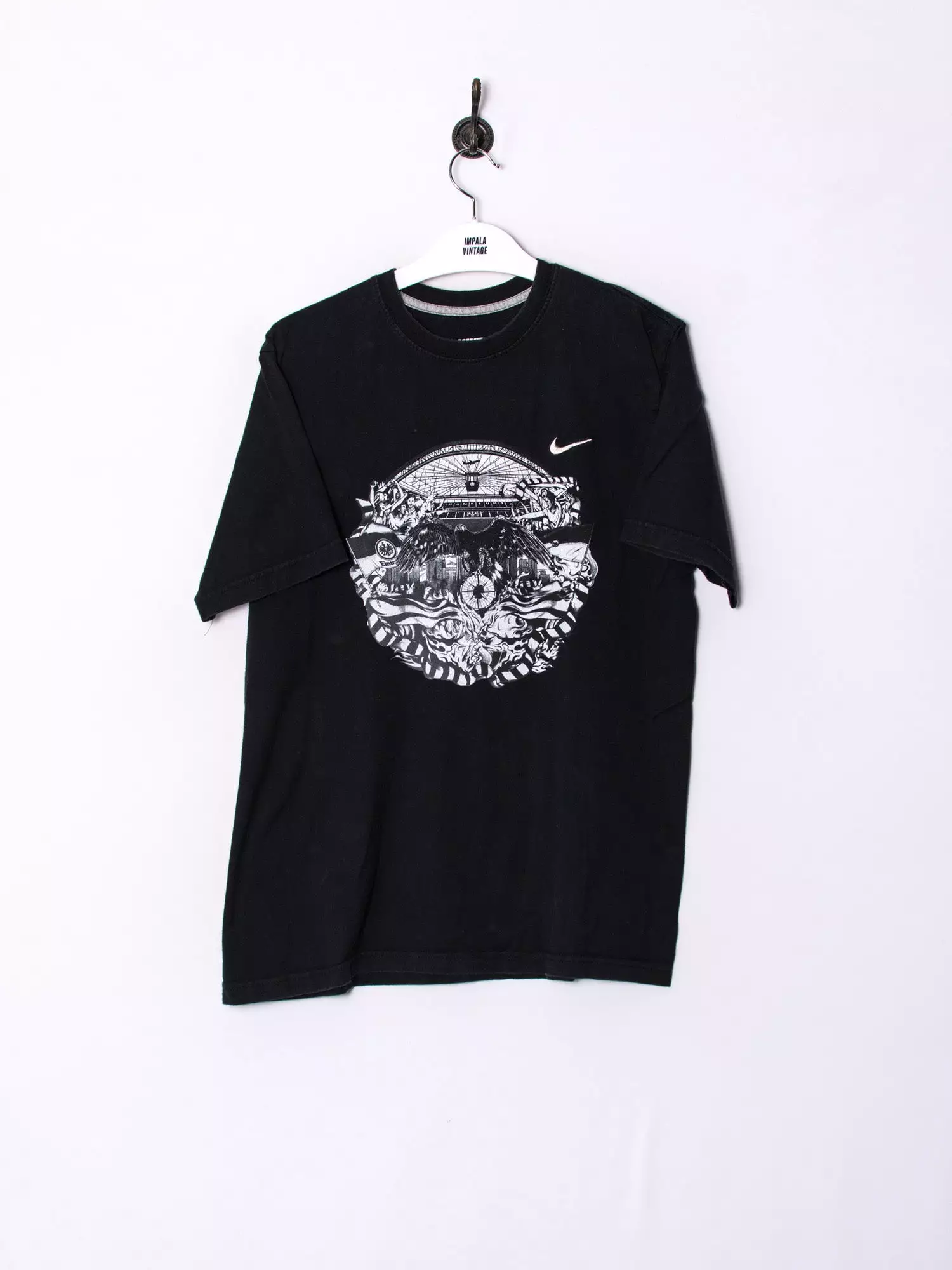 Eintracht Fráncfort Nike Official Football Black Cotton Tee