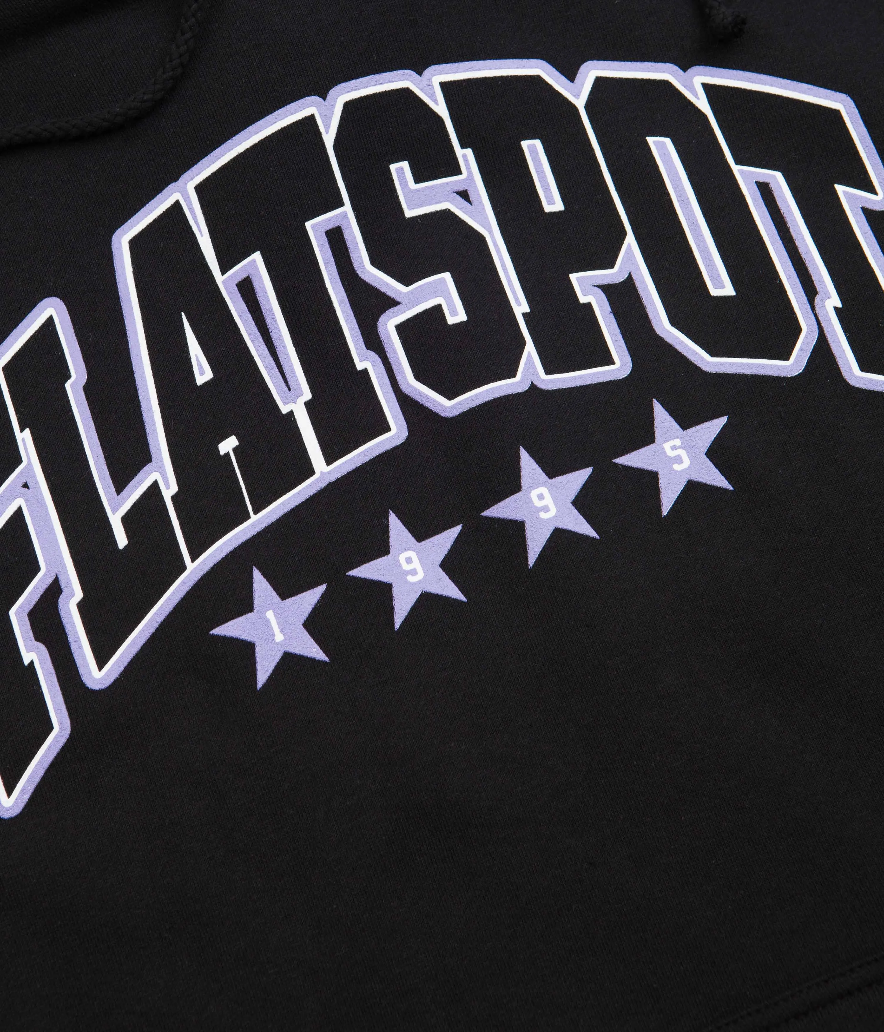 Flatspot Since 95 Hoodie - Black / Violet / White