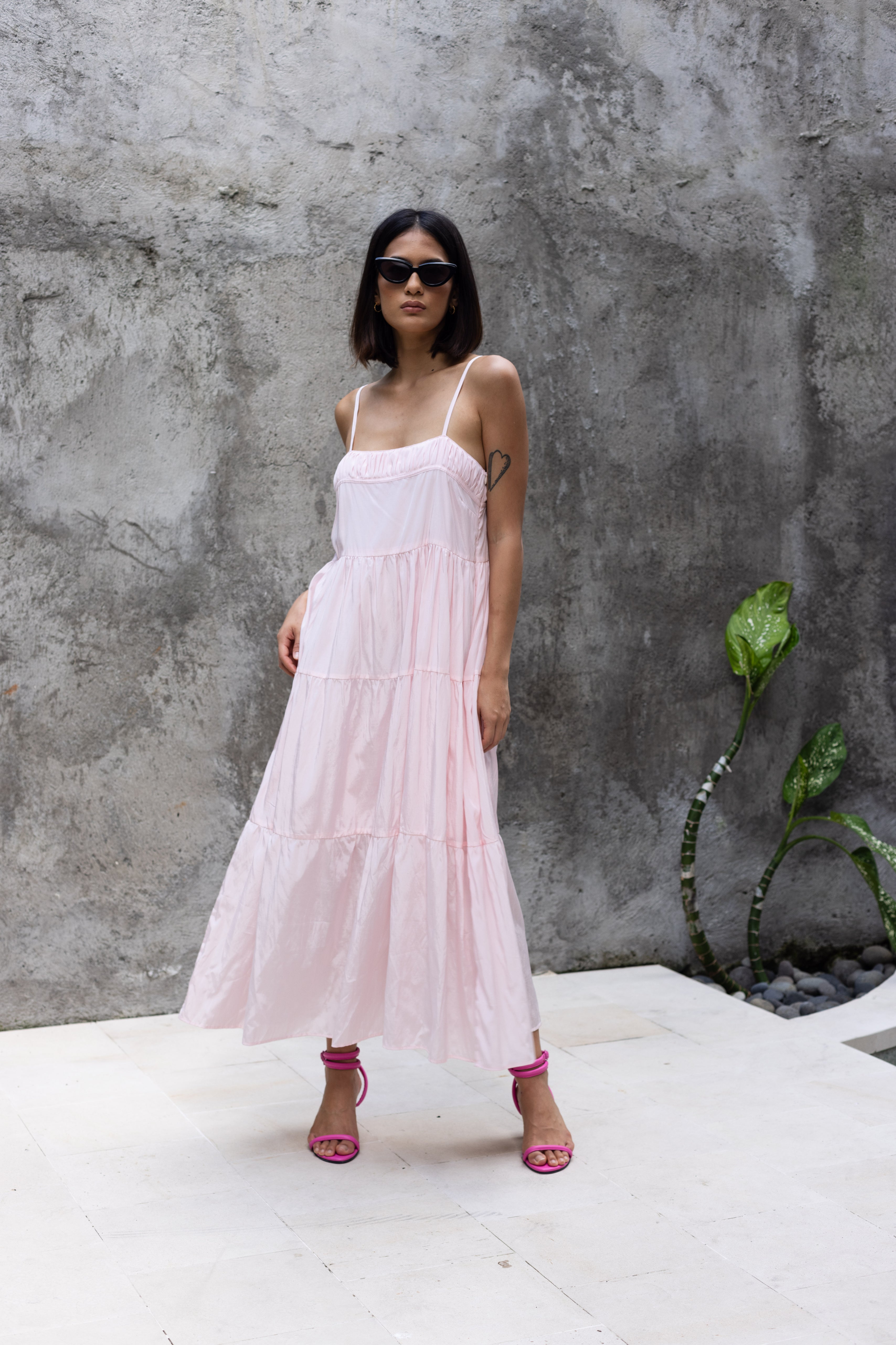 Fly To You Dress - Ice Pink