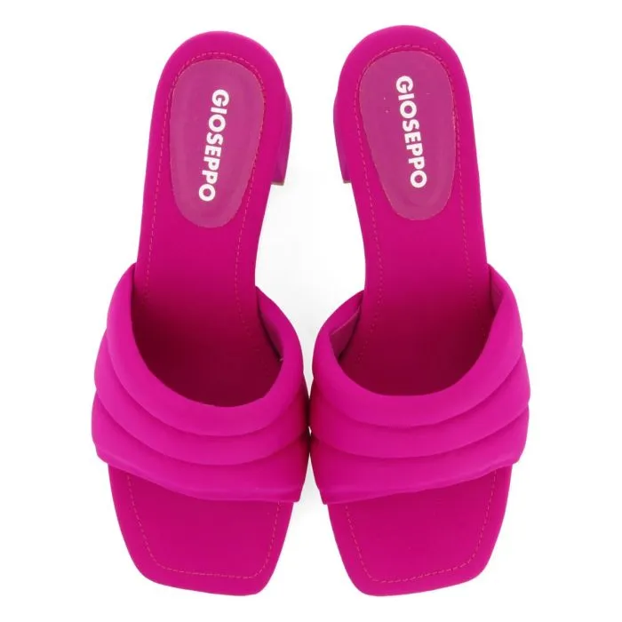 FUCHSIA HEELLESS SANDALS FOR WOMEN BUCODA