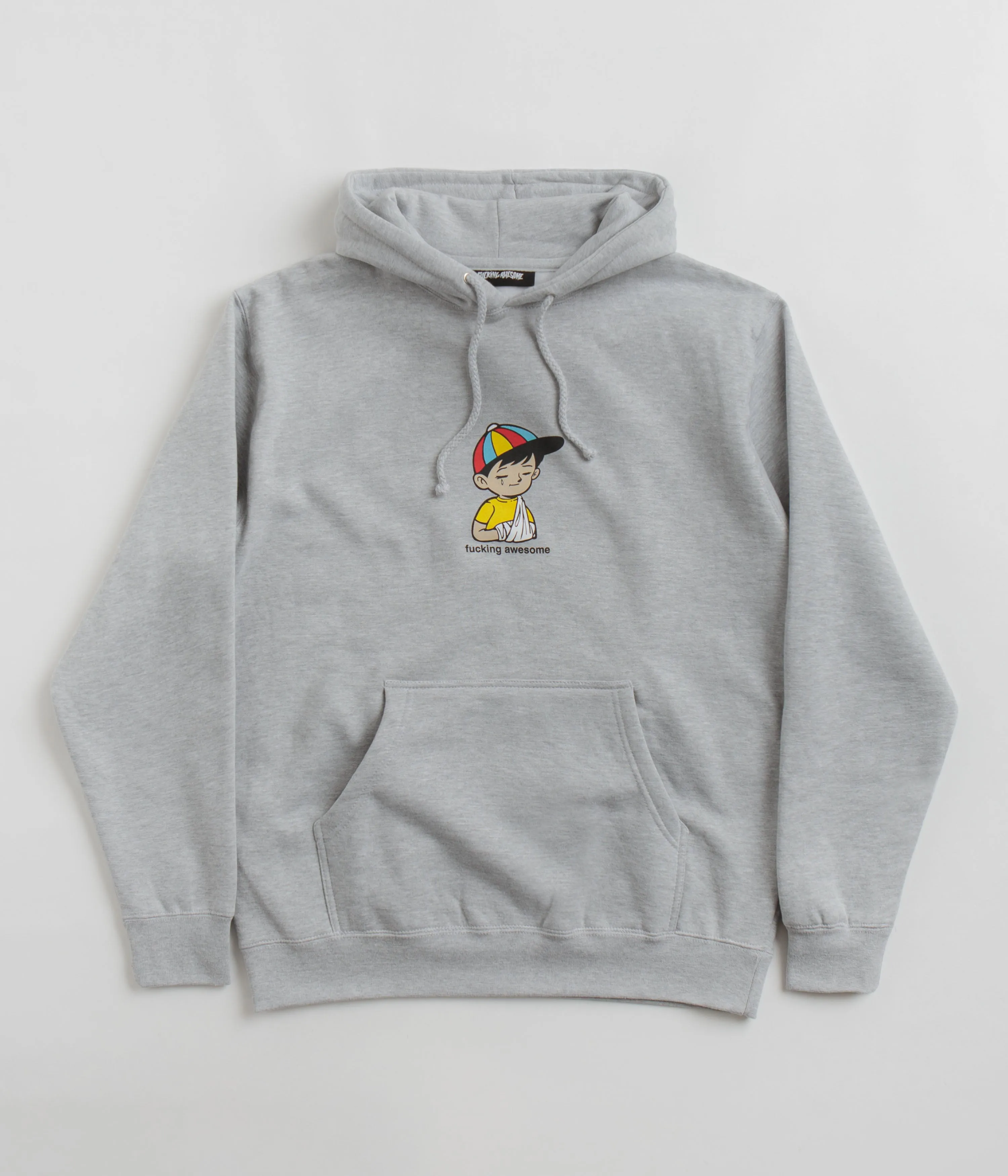 Fucking Awesome Wanto Kid Hoodie - Grey Heather