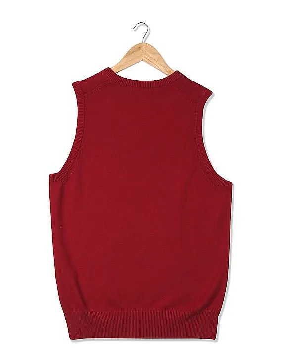 Gant V-Neck Sleeveless Sweater