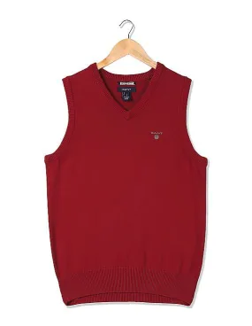 Gant V-Neck Sleeveless Sweater