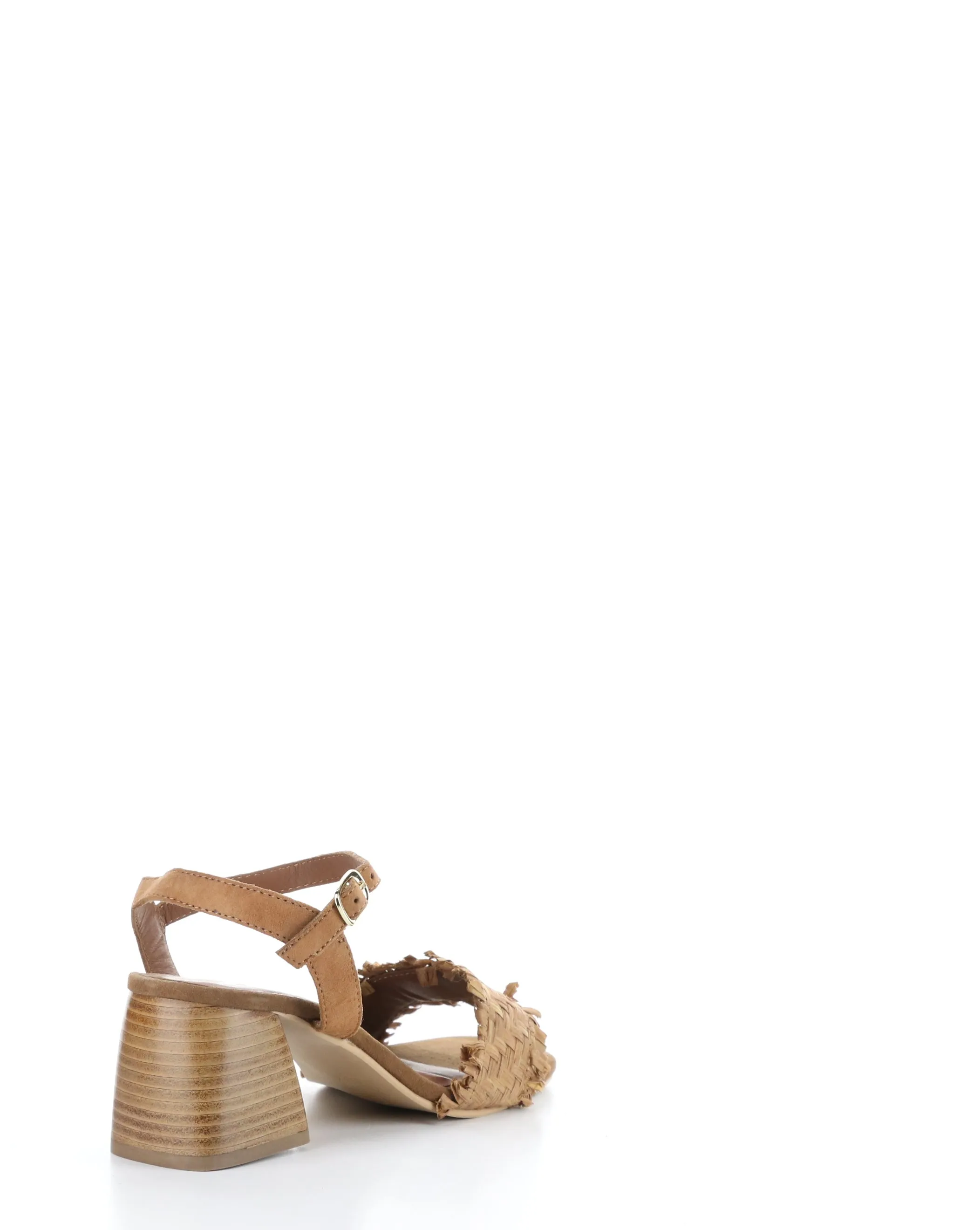 GERA TAN Round Toe Sandals