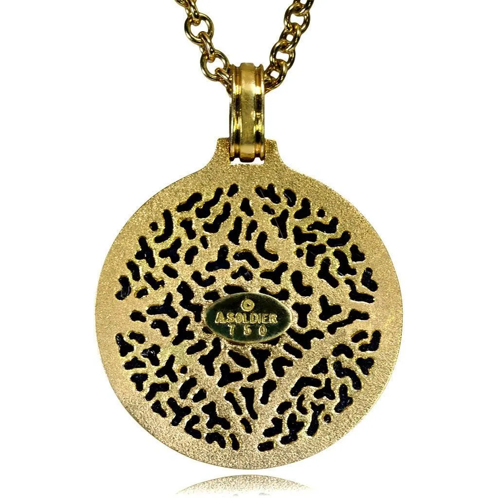 Gold Star Of David Pendant/Necklace