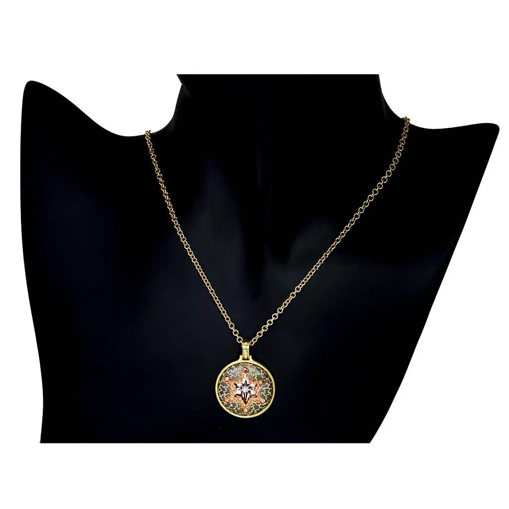 Gold Star Of David Pendant/Necklace