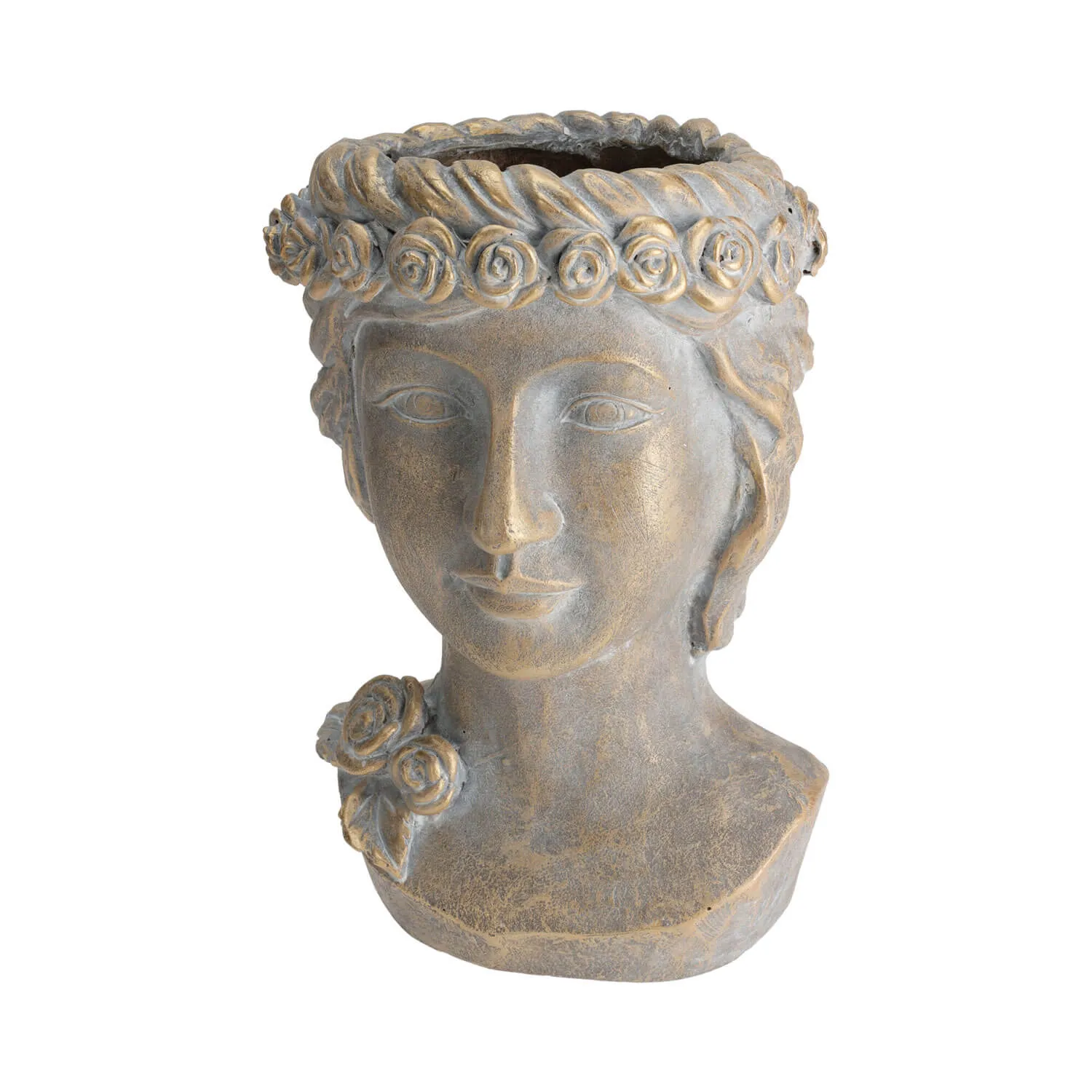 Greek Head Flower Pot