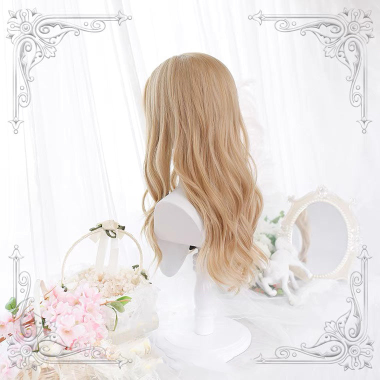 HARAJUKU LOLITA GOLDEN LONG CURLS WIG BY70168