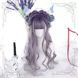 HARAJUKU LOLITA PASTEL PURPLE GRADIENT LONG CURLY WIG BY70164