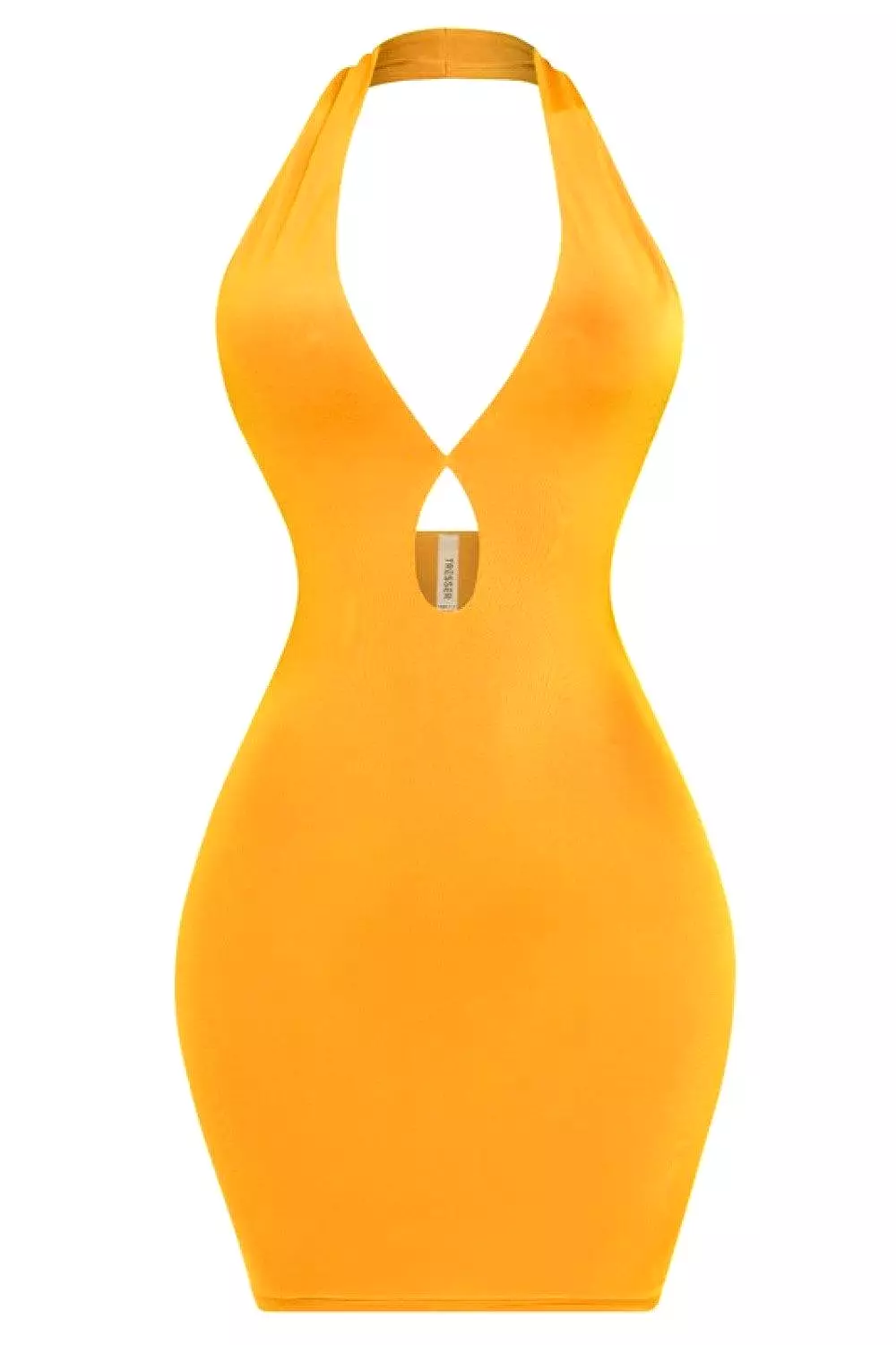 Harleen Mango Halter Mini Dress